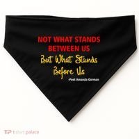 Amanda Gorman Poet What Stands Before Us USA-Made Doggie Bandana thumb 0
