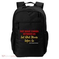 Amanda Gorman Poet What Stands Before Us Backpack thumb 0