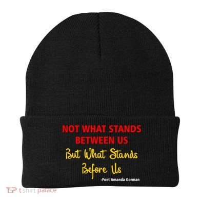 Amanda Gorman Poet What Stands Before Us Beanie