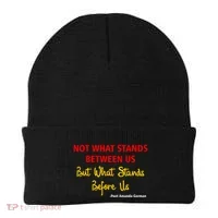 Amanda Gorman Poet What Stands Before Us Beanie thumb 0