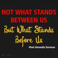 Amanda Gorman Poet What Stands Before Us Coaster thumb 2