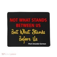 Amanda Gorman Poet What Stands Before Us Mousepad thumb 0