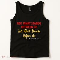 Amanda Gorman Poet What Stands Before Us Tank Top thumb 2