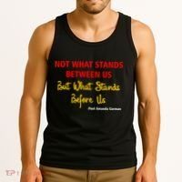 Amanda Gorman Poet What Stands Before Us Tank Top thumb 3