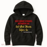Amanda Gorman Poet What Stands Before Us Kids Hoodie thumb 0