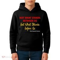 Amanda Gorman Poet What Stands Before Us Kids Hoodie thumb 4