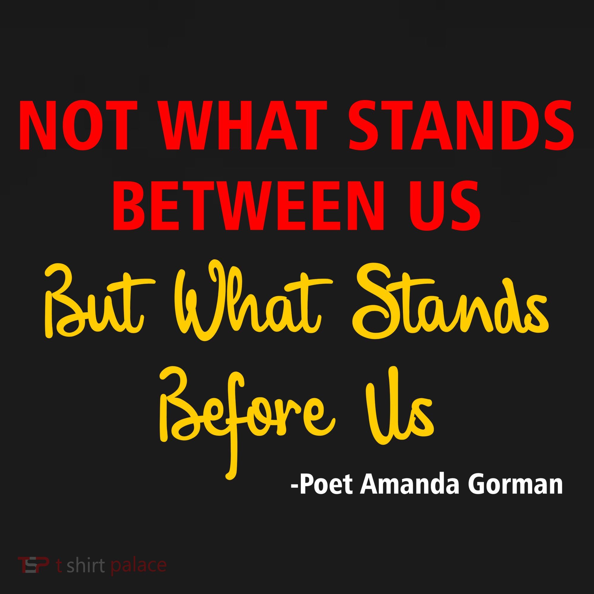 Amanda Gorman Poet What Stands Before Us Tote Bag