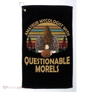 Amateur Mycologist With Questionable Morels Golf Towel