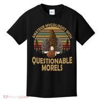 Amateur Mycologist With Questionable Morels Kids T-Shirt thumb 0