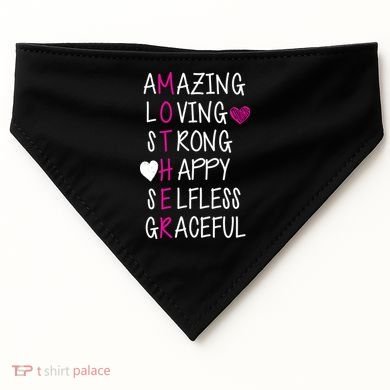 Amazing Loving Strong Happy Mother USA-Made Doggie Bandana
