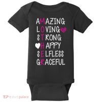Amazing Loving Strong Happy Mother Baby Bodysuit thumb 0