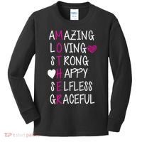 Amazing Loving Strong Happy Mother Kids Long Sleeve Shirt thumb 0