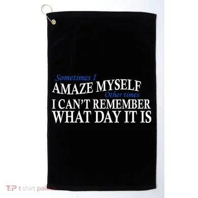 Amazing Myself Golf Towel