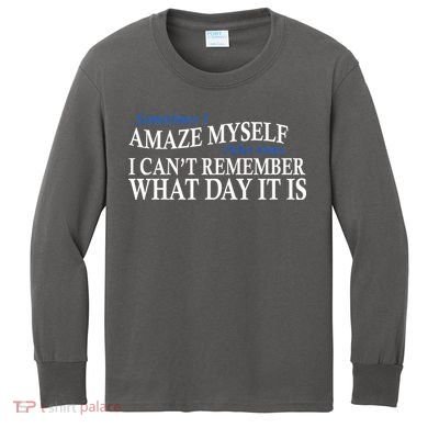 Amazing Myself Kids Long Sleeve Shirt