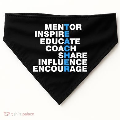 Amazing Teacher Mentor USA-Made Doggie Bandana