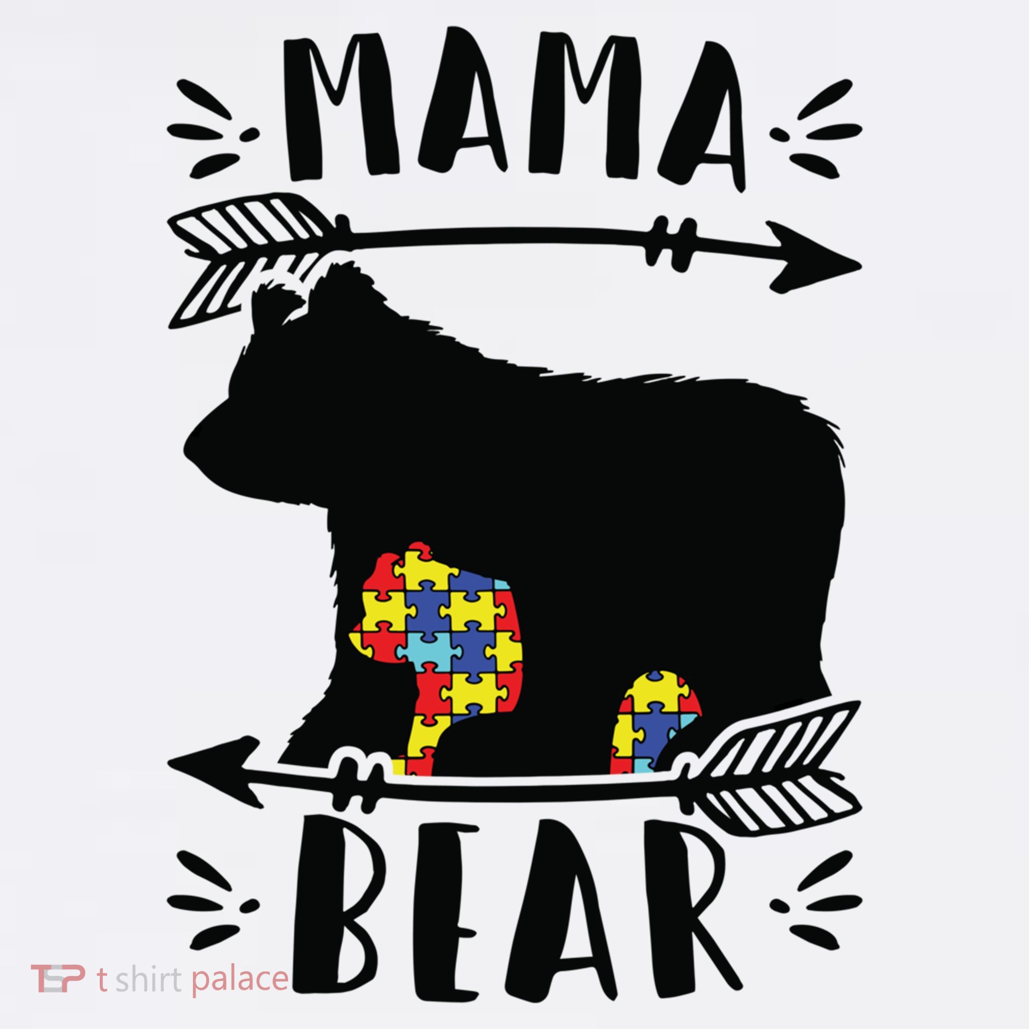 Autism Mama Bear Meaningful Gift Autism Mom Cool Gift Apron