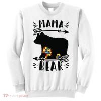 Autism Mama Bear Meaningful Gift Autism Mom Cool Gift Sweatshirt thumb 0