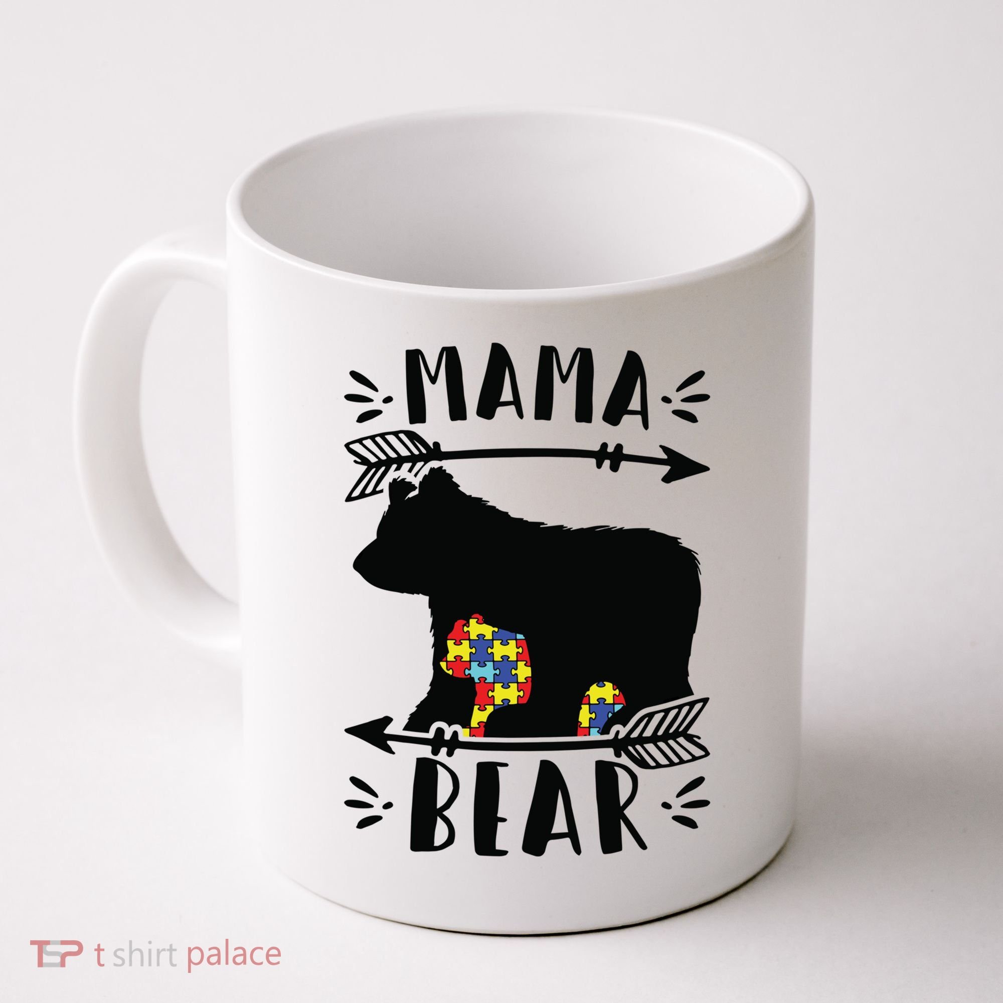 Autism Mama Bear Meaningful Gift Autism Mom Cool Gift Coffee Mug