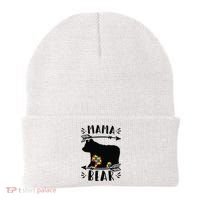 Autism Mama Bear Meaningful Gift Autism Mom Cool Gift Beanie thumb 0