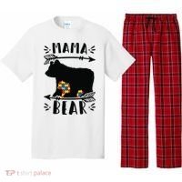 Autism Mama Bear Meaningful Gift Autism Mom Cool Gift Pajama Set thumb 0