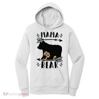 Autism Mama Bear Meaningful Gift Autism Mom Cool Gift Women's Hoodie