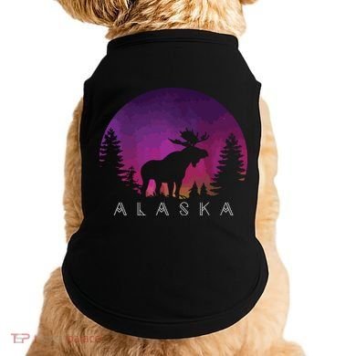 Alaska Moose Borealis Alaskan Landscape Doggie Tank