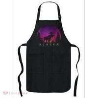 Alaska Moose Borealis Alaskan Landscape Apron thumb 0