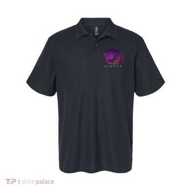 Alaska Moose Borealis Alaskan Landscape Polo