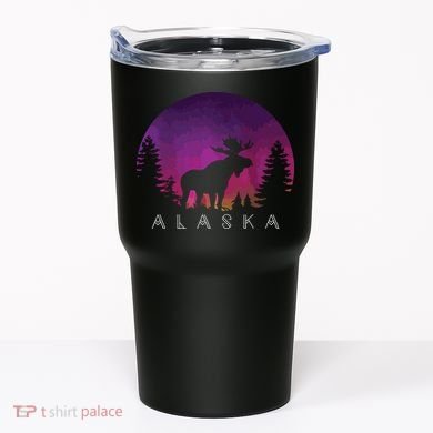 Alaska Moose Borealis Alaskan Landscape Tumbler