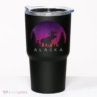 Alaska Moose Borealis Alaskan Landscape Tumbler thumb 0