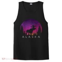 Alaska Moose Borealis Alaskan Landscape PosiCharge Competitor Tank thumb 0