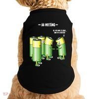 Aa Meeting Battery Alcohol Addict Beer Wine Funny Gift Doggie Tank thumb 0