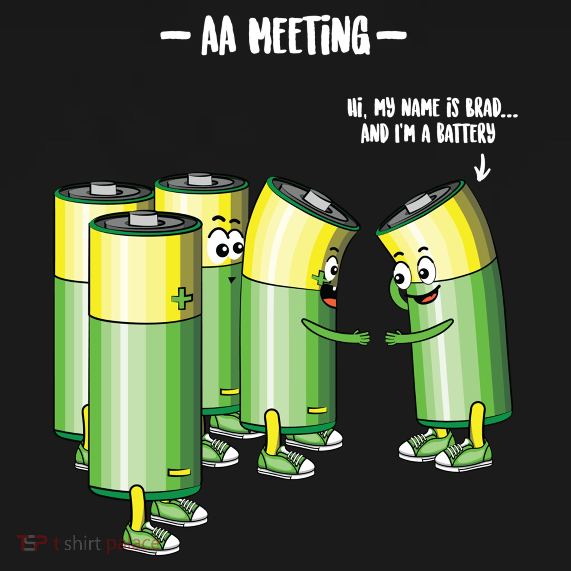 Aa Meeting Battery Alcohol Addict Beer Wine Funny Gift Doggie Tank