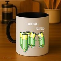 Aa Meeting Battery Alcohol Addict Beer Wine Funny Gift Coffee Mug thumb 4