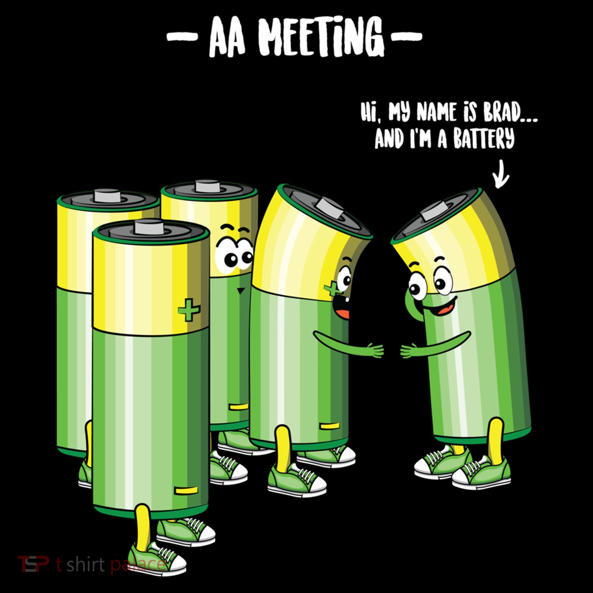 Aa Meeting Battery Alcohol Addict Beer Wine Funny Gift Coffee Mug