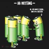 Aa Meeting Battery Alcohol Addict Beer Wine Funny Gift Women's Hoodie thumb 2