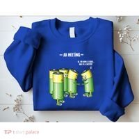 Aa Meeting Battery Alcohol Addict Beer Wine Funny Gift Sweatshirt thumb 2