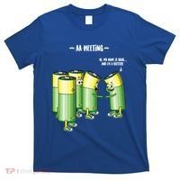 Aa Meeting Battery Alcohol Addict Beer Wine Funny Gift T-Shirt thumb 0