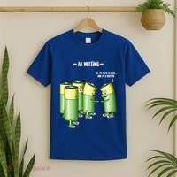 Aa Meeting Battery Alcohol Addict Beer Wine Funny Gift T-Shirt thumb 2