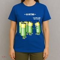 Aa Meeting Battery Alcohol Addict Beer Wine Funny Gift T-Shirt thumb 4