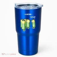 Aa Meeting Battery Alcohol Addict Beer Wine Funny Gift Tumbler thumb 0