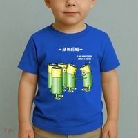 Aa Meeting Battery Alcohol Addict Beer Wine Funny Gift Toddler T-Shirt thumb 2