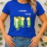 Aa Meeting Battery Alcohol Addict Beer Wine Funny Gift Women's T-Shirt thumb 2