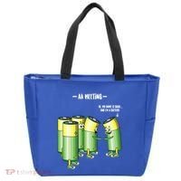 Aa Meeting Battery Alcohol Addict Beer Wine Funny Gift Tote Bag thumb 0