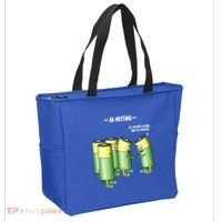 Aa Meeting Battery Alcohol Addict Beer Wine Funny Gift Tote Bag thumb 2