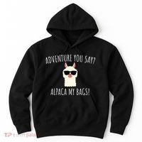 Alpaca My Bags Cute Funny Alpaca & Llama Hoodie thumb 0