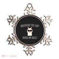Alpaca My Bags Cute Funny Alpaca & Llama Ornament thumb 0