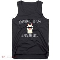 Alpaca My Bags Cute Funny Alpaca & Llama Tank Top thumb 0
