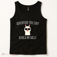 Alpaca My Bags Cute Funny Alpaca & Llama Tank Top thumb 2