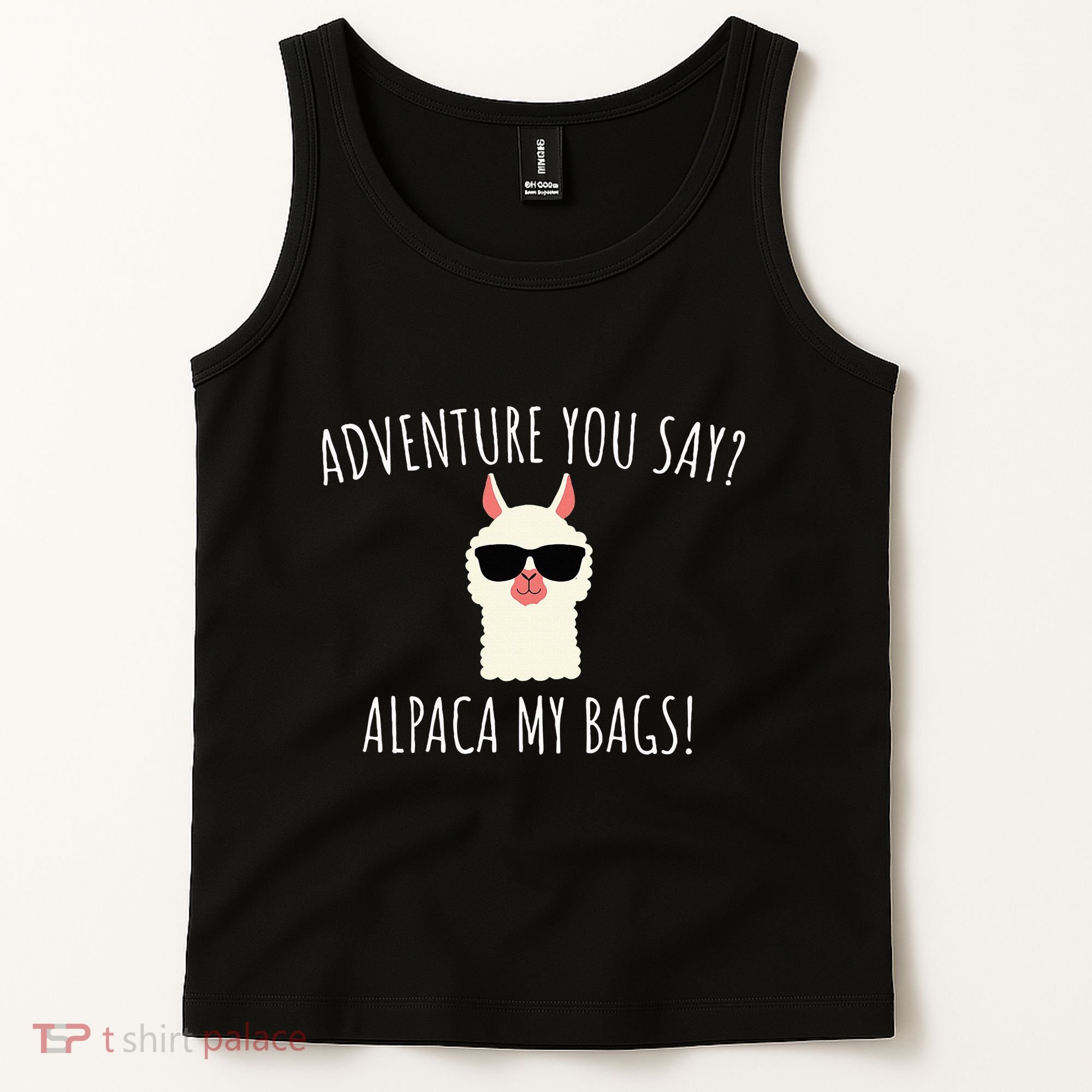 Alpaca My Bags Cute Funny Alpaca & Llama Tank Top